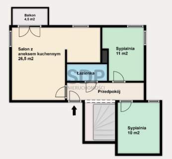 Unikalne, dwupoziomowe mieszkanie z 30 m2 tarasem 