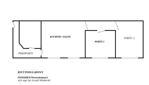 Duże mieszkanie - 3 pokoje - 65 m2