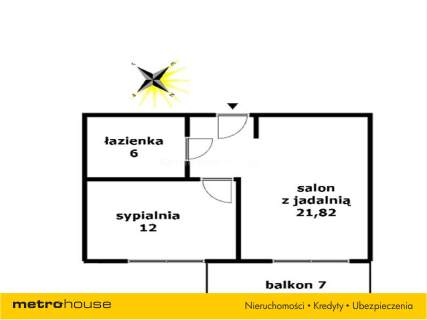 Mieszkanie na sprzedaż, 39,82 m2, Kołobrzeg