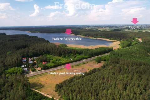 Działka usługowa na trasie do Rajgrodu.