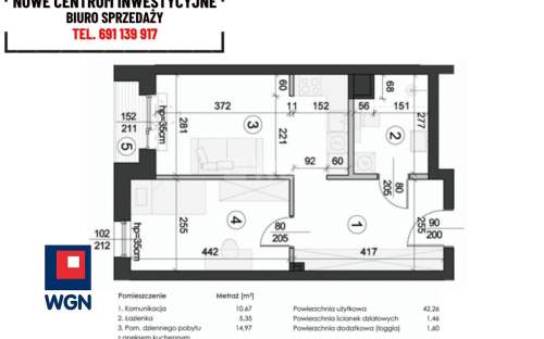 Mieszkanie na sprzedaż, 43,72 m2, Lublin