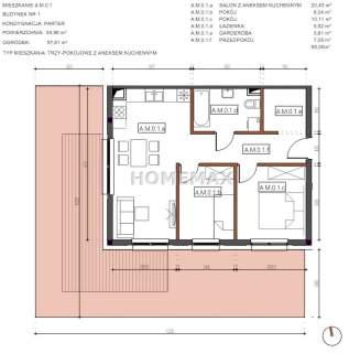 Apartament z ogródkiem w luksusowym nowym budynku.