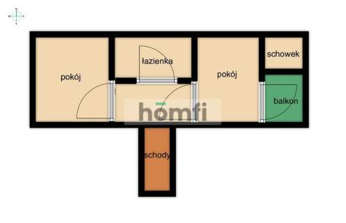Słoneczne dwupoziomowe mieszkanie, 94 m2