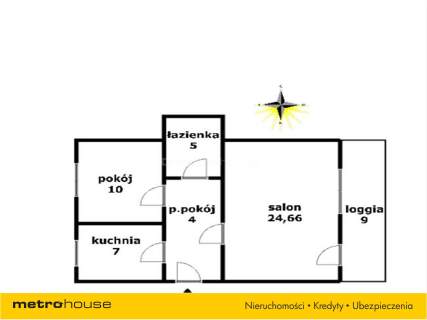 Mieszkanie na sprzedaż, 50,66 m2, Iława