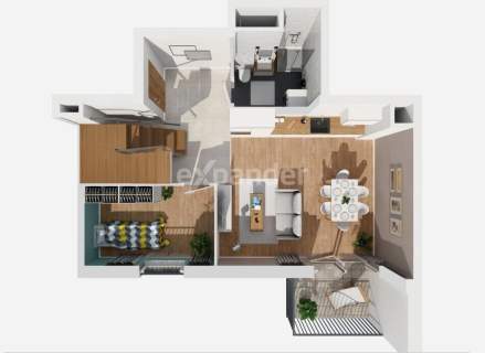 Nowe mieszkanie 2-poziomowe 84,3m2 Talarowa