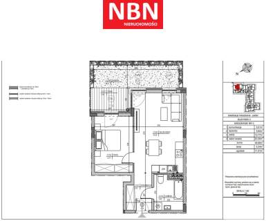 NOWE Bocianek 46,68 m2 2 POKOJE TARAS OGRÓDEK