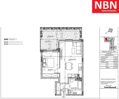 NOWE Bocianek 46,68 m2 2 POKOJE TARAS OGRÓDEK