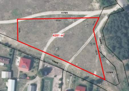 Działka budowlana 4281m2, Płazów - Roztocze