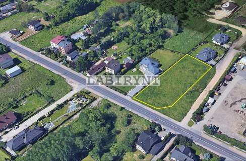 Lisiniec, działka budowlana, narożna, 2400m2 