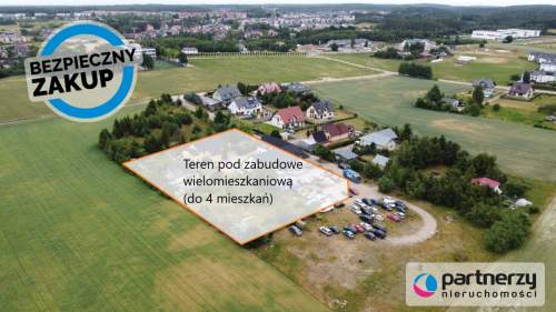 Grunt pod budownictwo wielomieszkaniowe Wiczlino