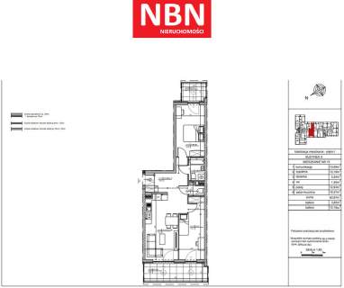 NOWE Bocianek 60,97 m2 3 POKOJE 2 BALKONY