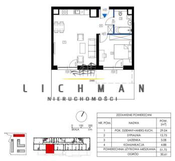 Mieszkanie na sprzedaż, 51,7 m2, Łódź