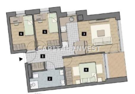 Mieszkanie na sprzedaż, 56,5 m2, Kraków
