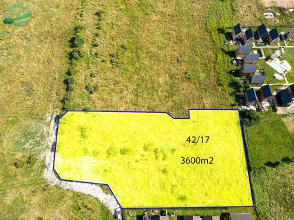 Uzbrojona działka 3600m2 budowlana pod lasem Rusin