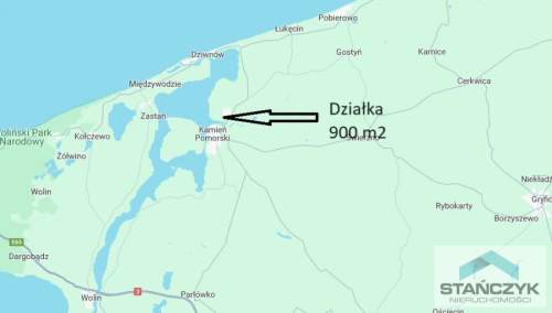 Działka budowlana na sprzedaż, 900 m2, Kamień Pomorski
