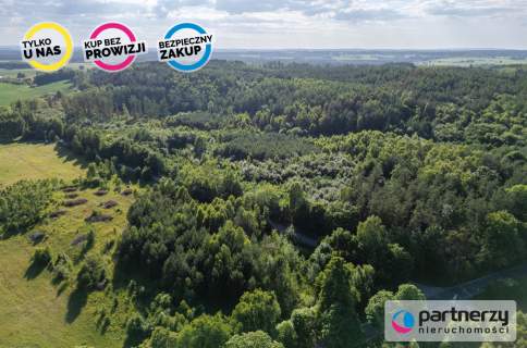 Działka 1232 m2 z warunkami zabudowy pod lasem 
