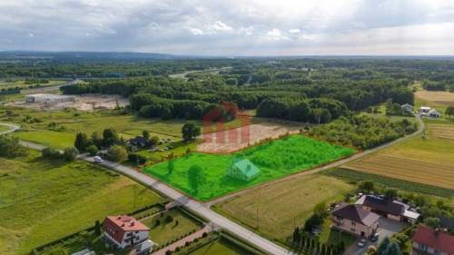Działka inwestycyjna 500m od Zjazdu z autostrady 