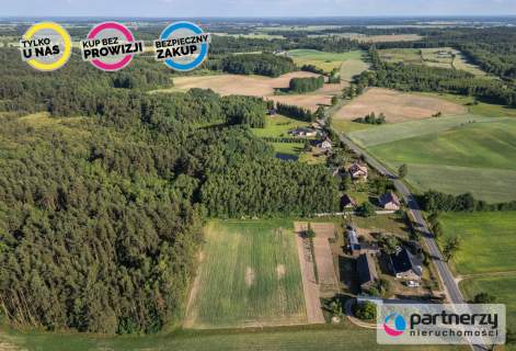 Działka 1820 m2 z warunkami zabudowy pod lasem 
