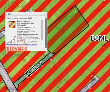 Działka budowlana - Rusinowo