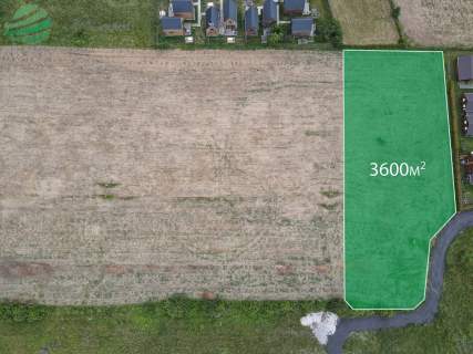 Uzbrojona działka 3600m2 budowlana pod lasem Rusin