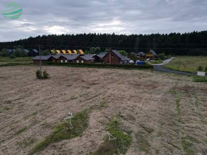 Uzbrojona działka 3600m2 budowlana pod lasem Rusin
