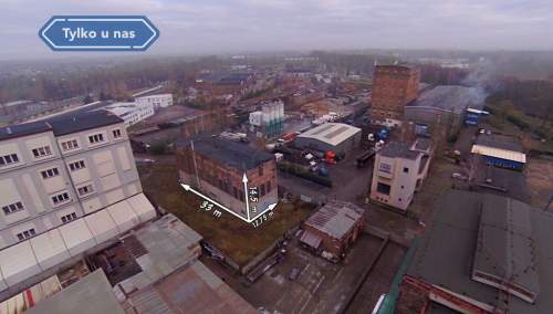 Stradom/Sabinów. Dwupoziomowa hala z suwnicą.
