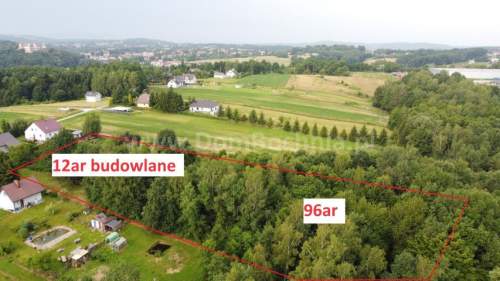 Działka rolno budowlana 96ar Stary Wiśnicz
