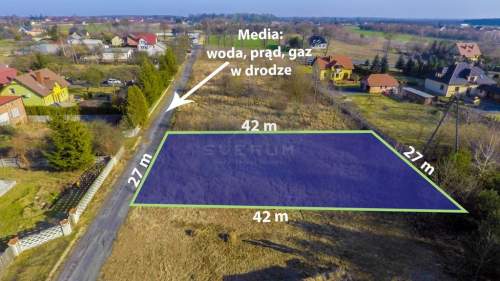 Działka budowlana w spokojnej okolicy, Chorzenice
