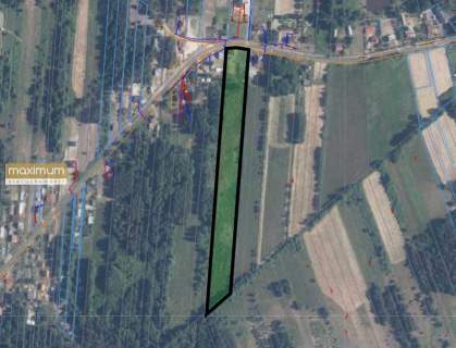 Działka budowlana 43 m szer. 2,15 ha Bidaczów