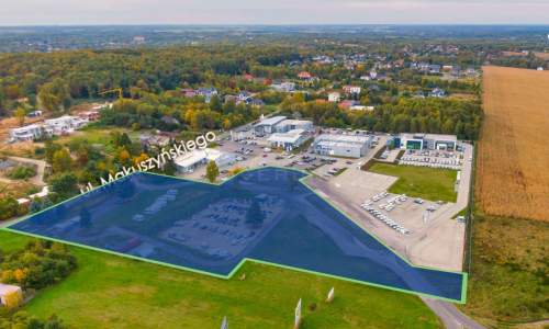 Działka usługowa przy Dk1 Makuszyńskiego