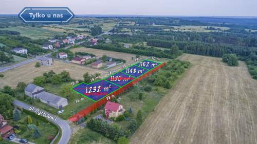 Działka budowlana Przybynów gm. Żarki