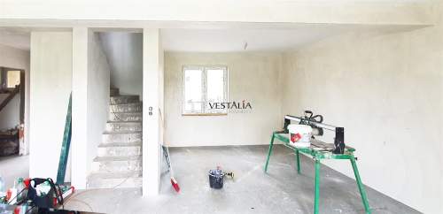 Dom Żory Suszec stan deweloperski z pompą ciepła