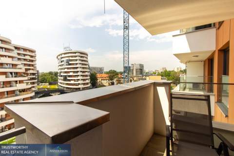 Apartament 33m2, balkon, 4,5m2, Wiślane Tarasy