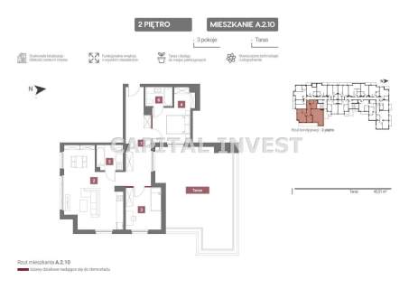 Mieszkanie na sprzedaż, 78,6 m2, Kraków