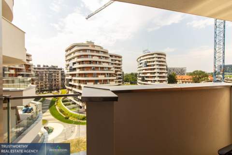 Apartament 33m2, balkon, 4,5m2, Wiślane Tarasy