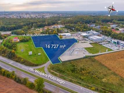 Działka usługowa przy Dk1 Makuszyńskiego