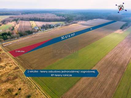 Duża działka objęta MPZP, Wręczyca Wielka
