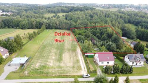 Działka rolno budowlana 96ar Stary Wiśnicz