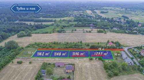 Działka budowlana Przybynów gm. Żarki