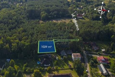 Zalesione działki Ostrów gm. Żarki