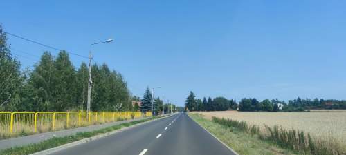 Borzęcin Duży ul.Spacerowa-przy lesie.