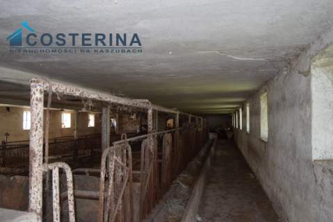 Wielki Podleś, murowana obora, działka 2400 m2