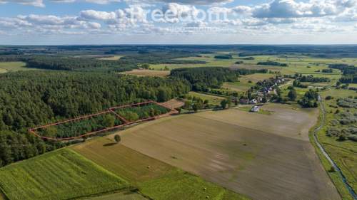 Działka siedliskowa pod lasem