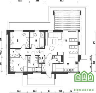 Murowaniec działka 880m2 -wylane fundamenty