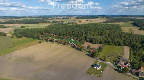 Działka siedliskowa pod lasem