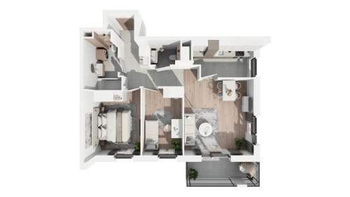 Mieszkanie na sprzedaż, 66,14 m2, Poznań