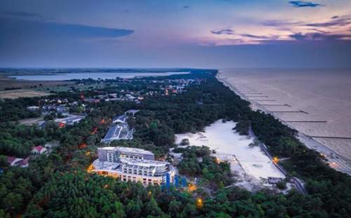 Apartament z widokiem na morze i prywatna plażą