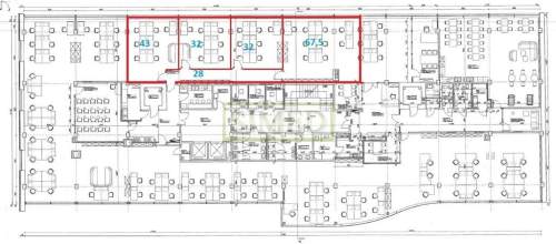 Biuro 202 m 2 ,dostęp 24h, parking ,ochrona