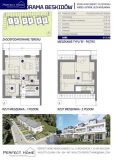 Apartament w sercu Ustronia/2B, Panorama Beskidów