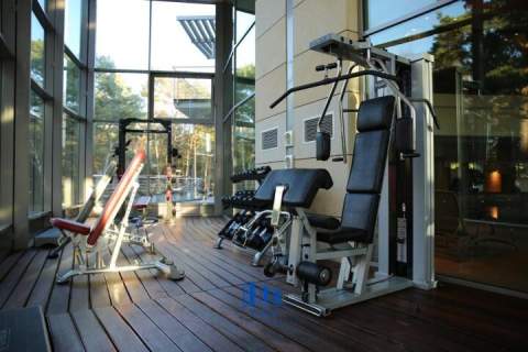 Apartament z widokiem na morze i prywatna plażą